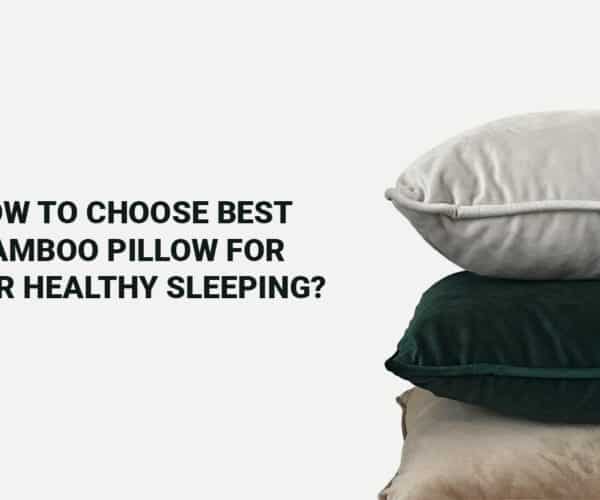 How To Choose Best Bamboo Pillow For Your Healthy Sleeping?