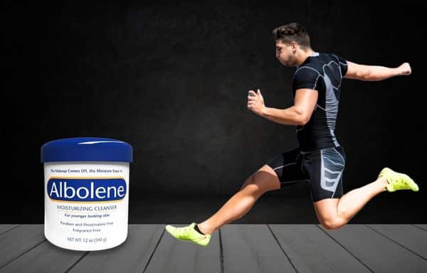 Why do athletes use Albolene